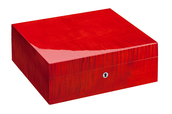 紅(hóng)色虎斑鋼琴烤漆雪茄盒（80支）