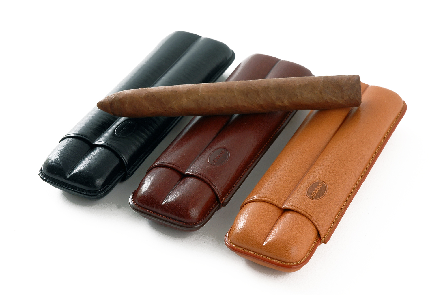 西(xī)班牙原裝進口2支裝雪茄皮套（Churchill雪茄）