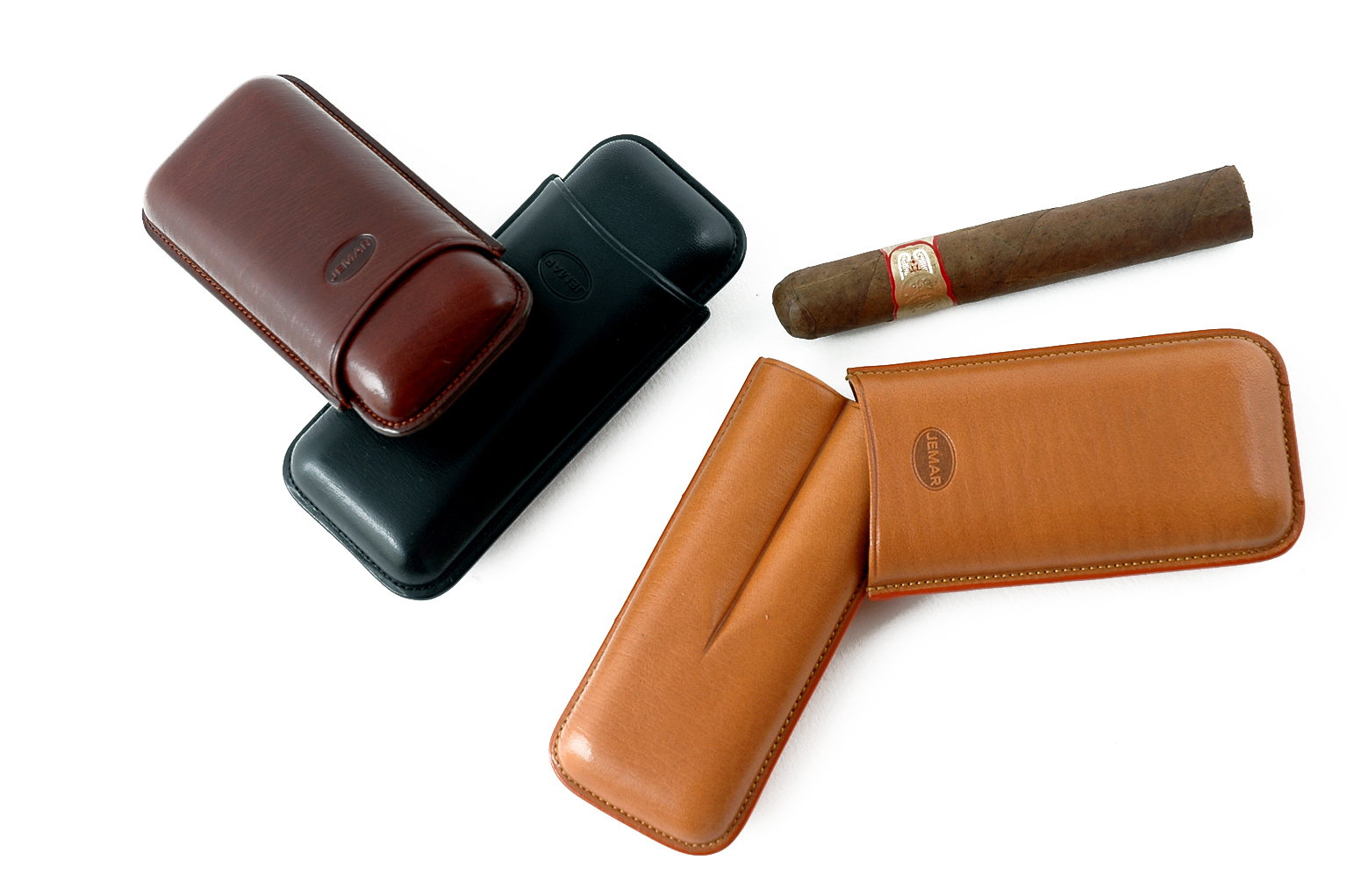 西(xī)班牙原裝進口2支裝雪茄皮套（Robusto雪茄）